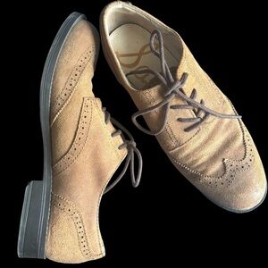 Sam Edelman Brown Suede Oxford Shoes
